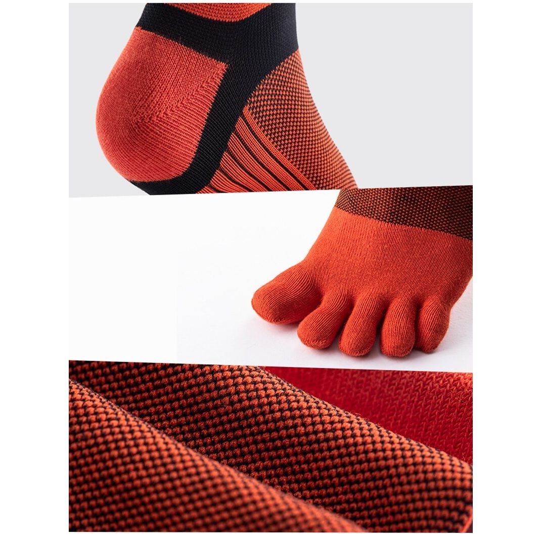 Calcetines Antideslizantes con Agarre Medias Calidas De Cinco Dedos para  Hombre