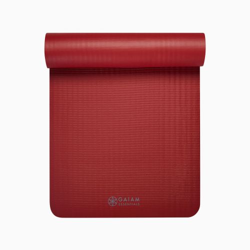 Gaiam Mat Yoga Fitness 10mm Rojo